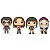 Funko Pop! Filme Harry Potter Hermione Granger Ron Weasley Albus Dumbledore 4 Pack Exclusivo - Imagem 2